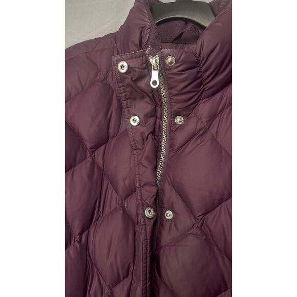 Eddie Bauer Premium Goose Down Quilter Puffer Jacket Purple Sz XXL 700 Fill - Picture 8 of 11